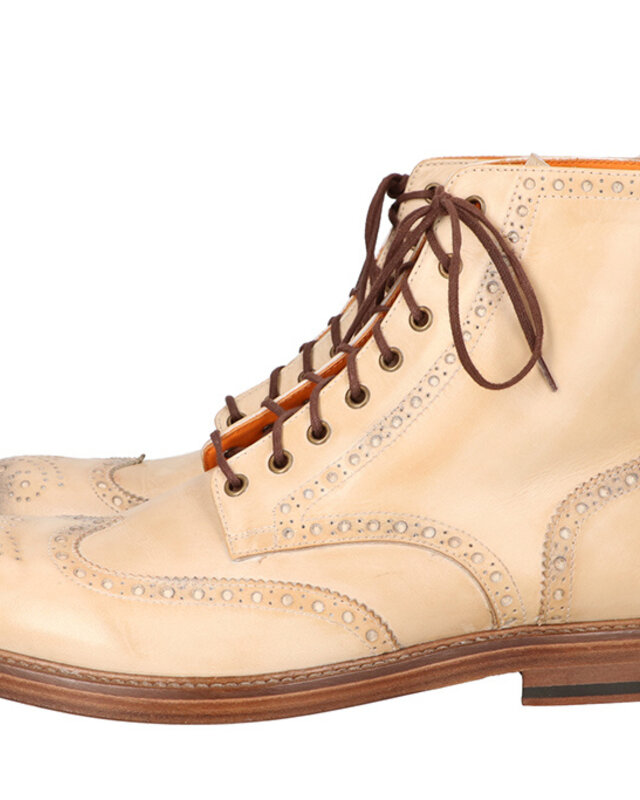Chaussures Michael peintes à la main Beige