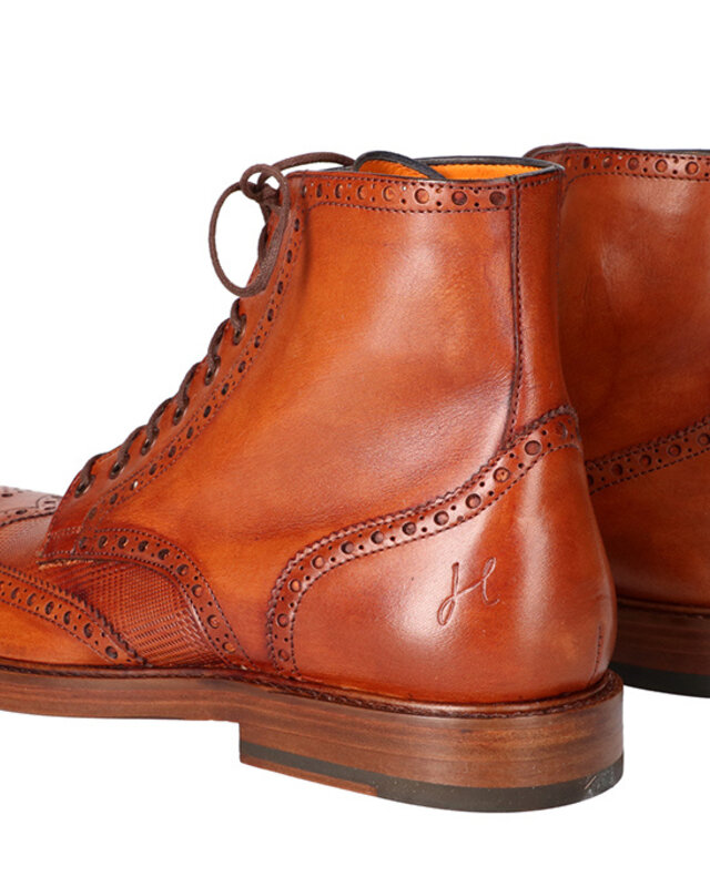 Handbemalte Finn Schuhe Braun