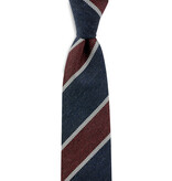 Sir Redman Cravate Rasmus | bleu marine/rouge bordeaux | Cravate élégante pour homme