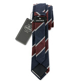 Sir Redman Cravate Rasmus | bleu marine/rouge bordeaux | Cravate élégante pour homme