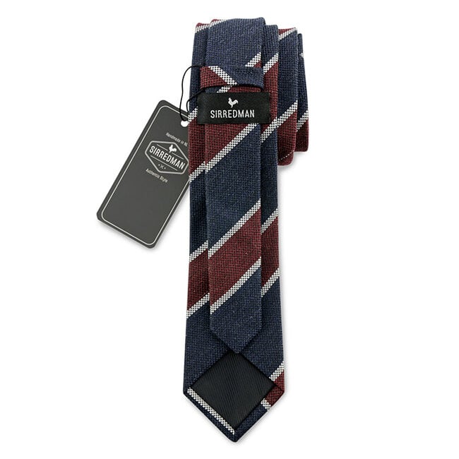 Sir Redman Rasmus Tie | navy blue/burgundy | Elegant tie for men