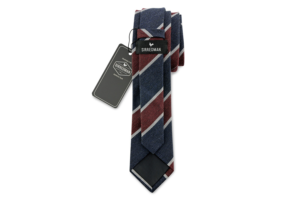 Sir Redman Rasmus Tie | navy blue/burgundy | Elegant tie for men