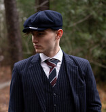Sir Redman Cravate Rasmus | bleu marine/rouge bordeaux | Cravate élégante pour homme