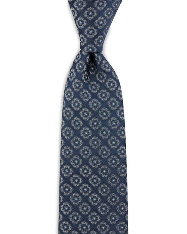 Sir Redman Geweven Stropdas | blauw/lichtblauw | Elegante stropdas voor mannen