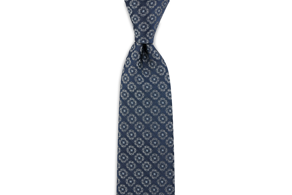 Sir Redman Woven Tie | blue/light blue | Elegant tie for men