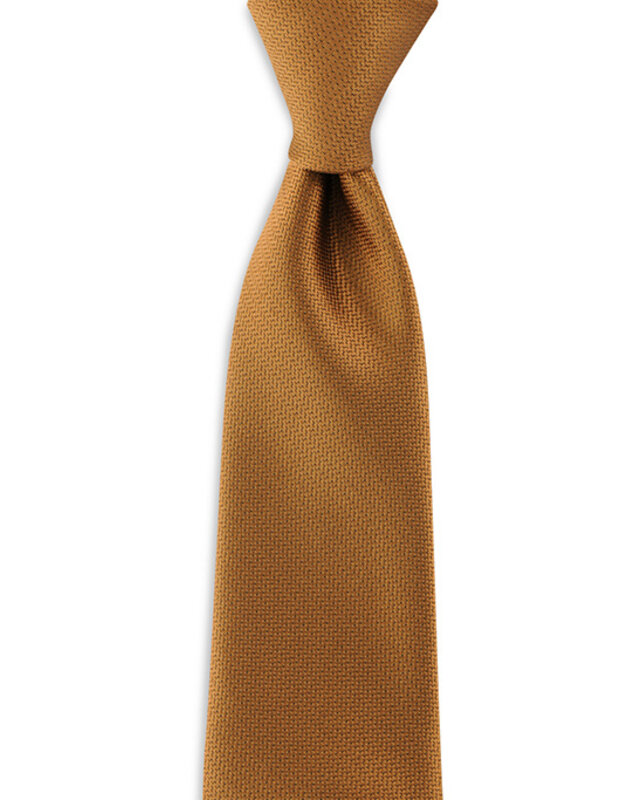 Sir Redman Cravate classique | Cognac | Cravate élégante pour homme