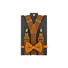 Suspenders and bow tie combo pack | Cognac | Traditional Suspenders for men