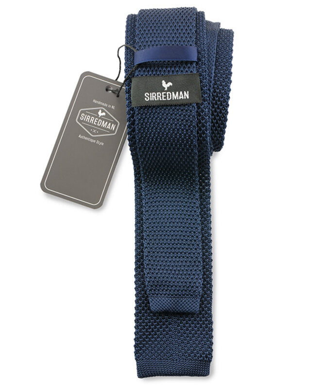 Sir Redman Luxury Tie | Blue | Knitted | Elegant tie for men