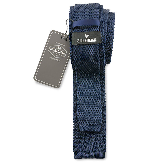 Sir Redman Cravate de luxe | Bleu | Tricotée | Cravate élégante pour homme