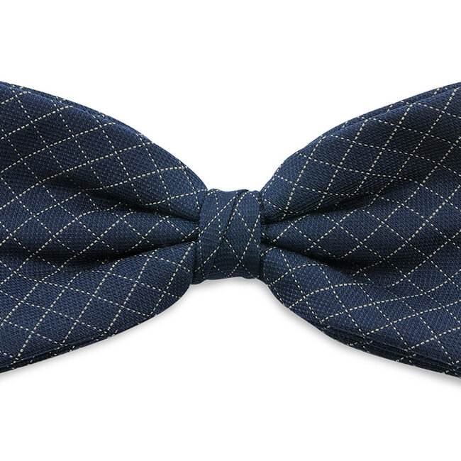 Sir Redman Bretels en Vlinderdas combipack | Blauw / geel / lichtgrijs | Traditionele bretels voor heren