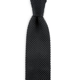 Sir Redman Cravate de luxe | Noir | Tricotée | Cravate élégante pour homme