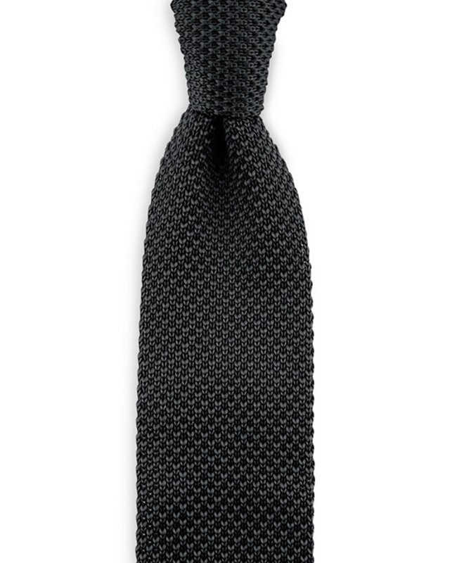 Sir Redman Cravate de luxe | Noir | Tricotée | Cravate élégante pour homme