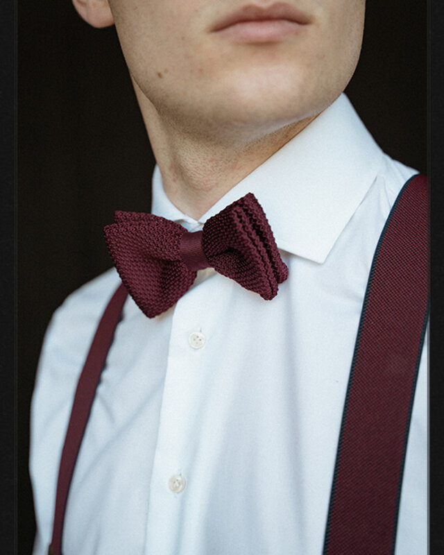 Sir Redman Suspenders Combi Pack Crushed Berry | for Men | Burgundy | Traditional Suspenders