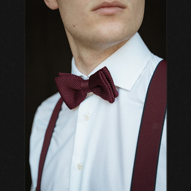 Sir Redman Suspenders Combi Pack Crushed Berry | for Men | Burgundy | Traditional Suspenders