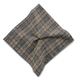 Sir Redman Tweed pocket square | brown/blue | for Men | Peaky Blinders