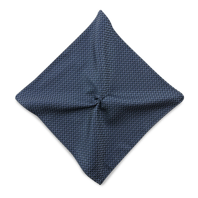 Sir Redman Luxe Pochet | Donkerblauw/Grijs | voor Mannen | Peaky Blinders