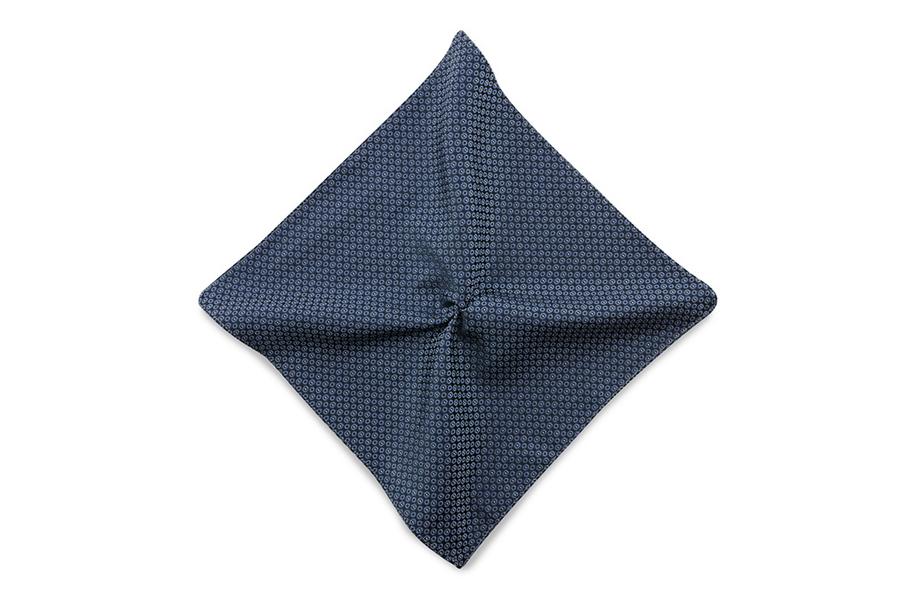 Sir Redman Luxury pocket square | Dark Blue/Grey | for Men | Peaky Blinders