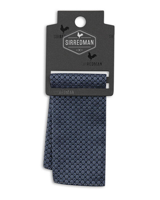 Sir Redman Mouchoir de poche de luxe | Bleu foncé/Gris | pour homme | Peaky Blinders