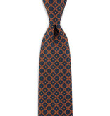 Sir Redman Corbata tejida | azul/naranja | Corbata elegante para hombre