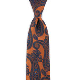 Sir Redman Gewebte Krawatte | Orange/blau | Elegante Krawatte für Männer