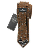Sir Redman Corbata Flower Finesse | Marrón | Corbata elegante para hombre