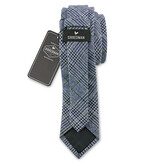 Sir Redman Corbata Tweed | Azul/verde | Lana Tweed | Corbata elegante para hombre