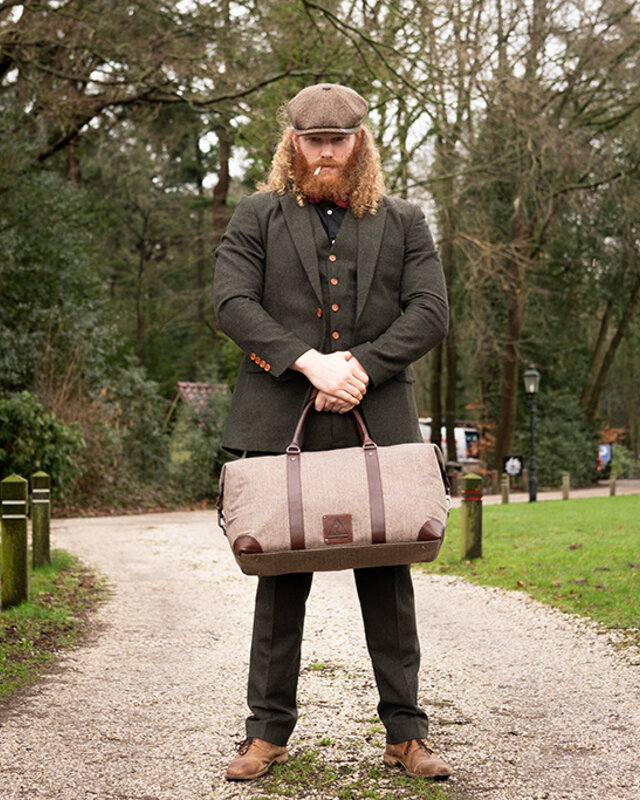 Birmingham -  Tweed Seesack Braun