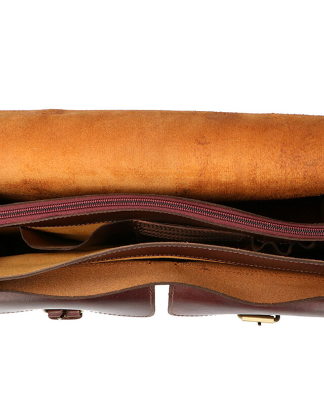 Orange Fire Dokterstas | Bruin | Lederen tas | Tuigleer | Vintage