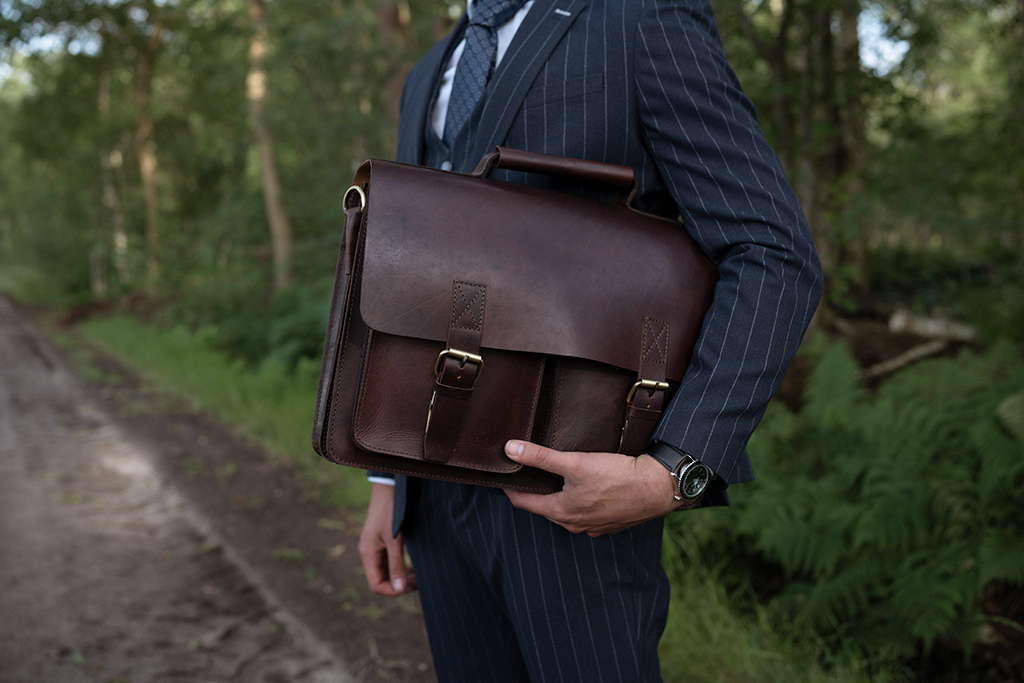 Dokterstas | Bruin | Lederen Tas | Tuigleer | Vintage | Peaky Blinders