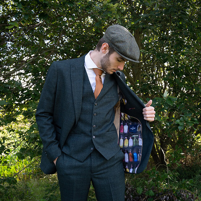 Cavani Traje para hombre | Traje de 3 piezas | Verde | Thomas Shelby | Peaky Blinders