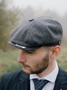 Mayser Premium Cap | Mayser Vintage | Grijs Gestreept