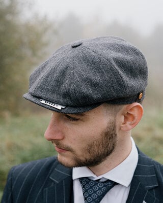 Mayser Premium Cap | Mayser Vintage | Grey Striped