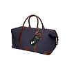 Camden Town - Tweed Duffle Bag - Blauw/Bruin