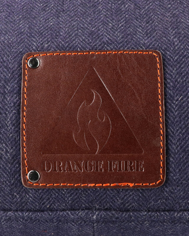 Camden Town - Sac à dos en tweed - Bleu/Marron