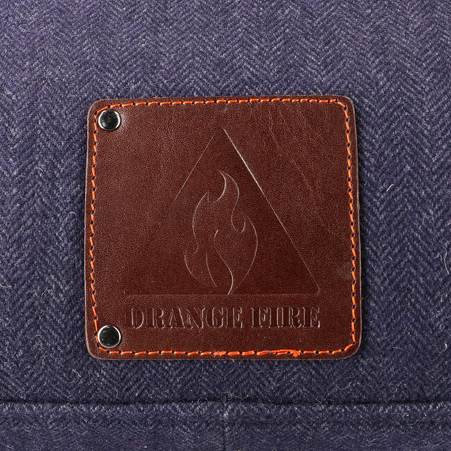 Camden Town - Bolsa de lona de tweed - Azul/Marrón