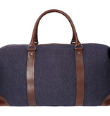 Camden Town - Bolsa de lona de tweed - Azul/Marrón
