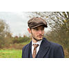 Newsboy Pet | Harris Tweed | 8-panelen | Bruin Mix