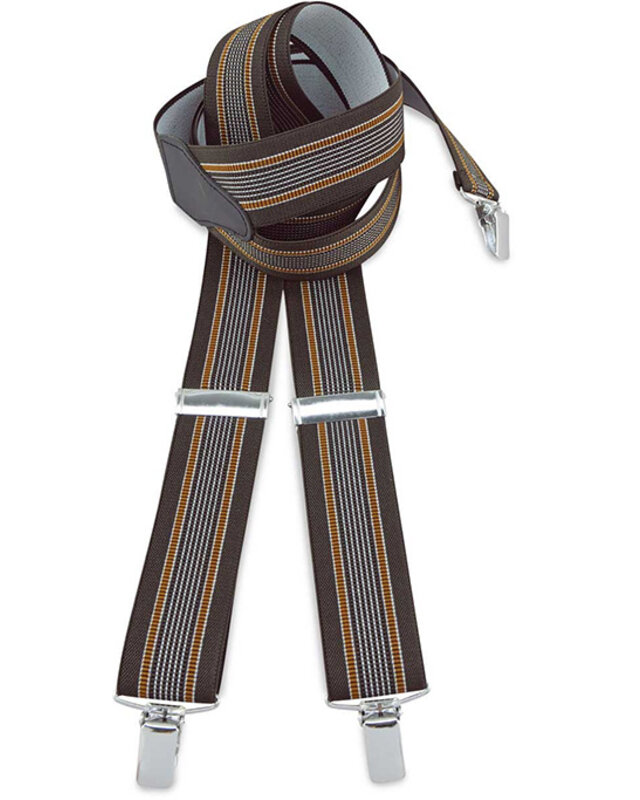 Sir Redman Suspenders and bow tie combo pack | Brown | Traditional Suspenders for men