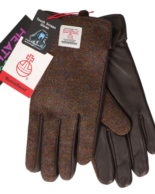 Heather Gants | Harris Tweed | brown-mix | pour Homme