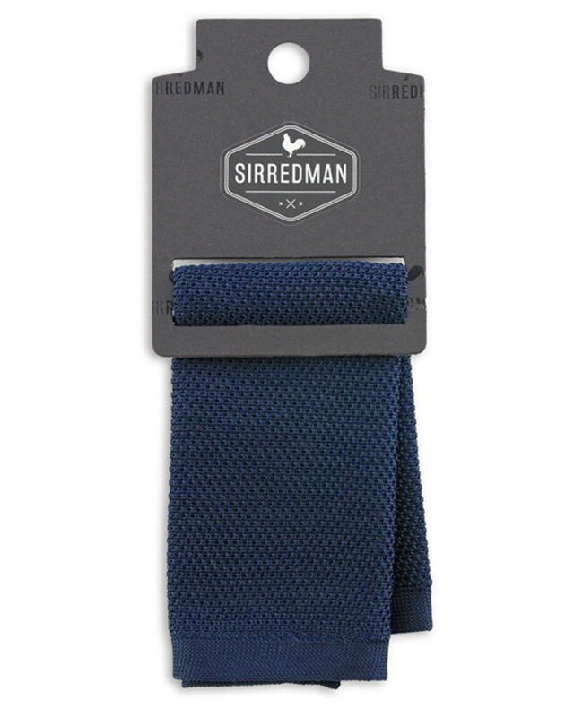 Sir Redman Luxe Pochet | Donkerblauw | Gebreid | voor Mannen