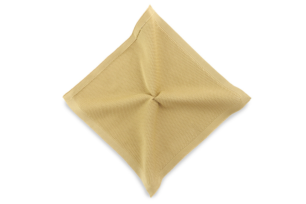 Luxe Pochet | Prairie Sand | Gebreid | Voor Mannen | Peaky Blinders