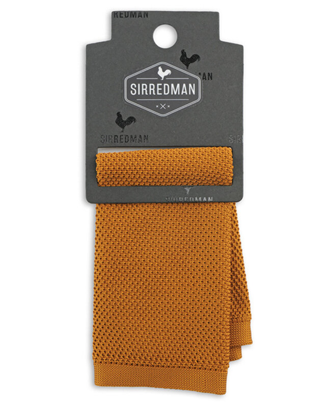 Sir Redman Luxe Pochet | Cognac | Gebreid | voor Mannen