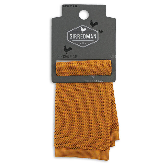 Sir Redman Pochette de luxe | Cognac | tricotée | pour hommes