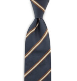 Sir Redman Geweven Stropdas | blauw/bruin/wit | Elegante stropdas voor mannen