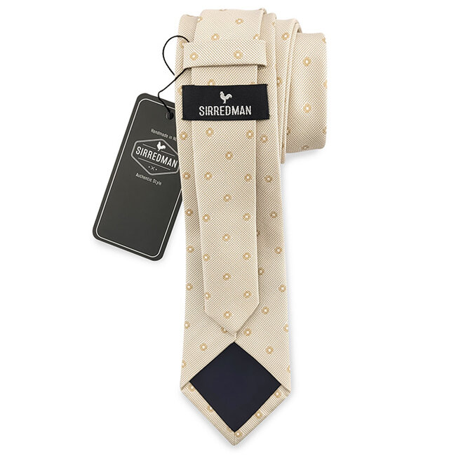 Sir Redman Cravate tissée | Beige/taupe  | Cravate élégante pour hommes