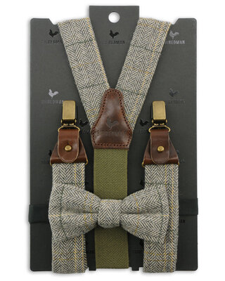 Sir Redman Traditionele bretels voor heren - Sir Redman Combi Pack Cristian Tweed