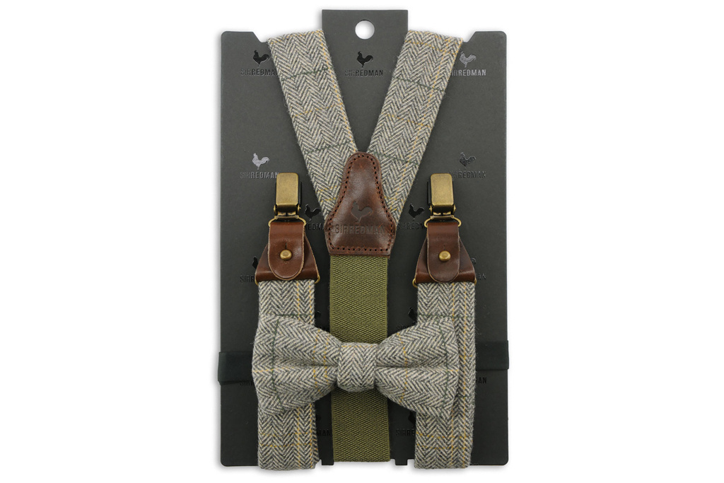 Traditionele Bretels Voor Heren - Sir Redman Combi Pack Cristian Tweed | Peaky Blinders