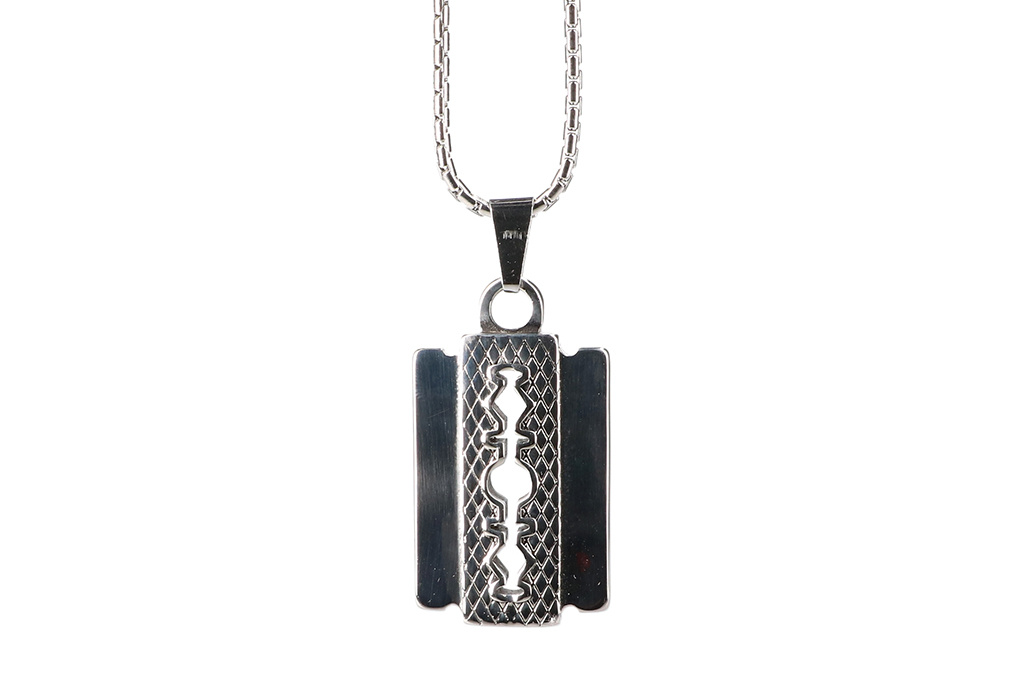 Razor chain | Silver coloured | Sturdy stainless steel chain | Peaky Blinders