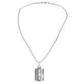 Cadena de navaja | Color plata | Robusta cadena de acero inoxidable | Peaky Blinders