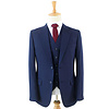 Traje sastre hombre | Traje 3 piezas | Azul oscuro | Lana estambre | Ligero y transpirable